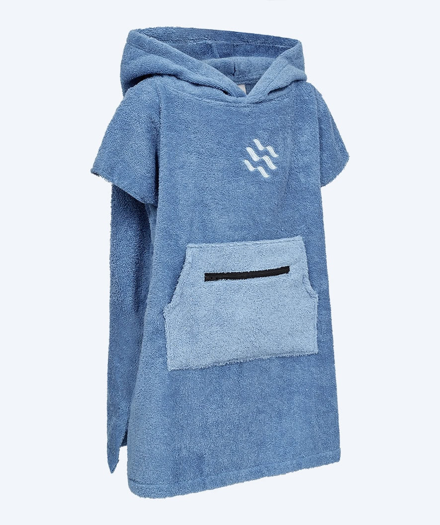 Watery badeponcho til børn - Bomuld - Atlantic Blue