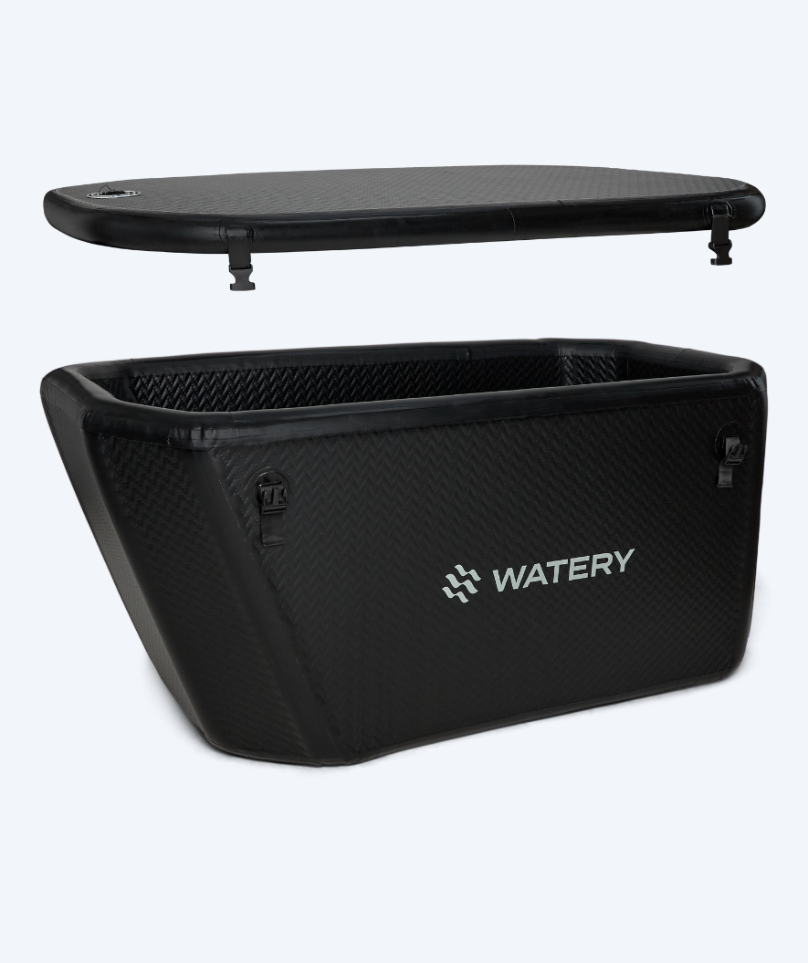 Watery oppustelig isbad - Ace - Sort