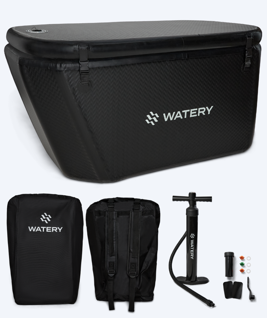 Watery oppustelig isbad - Ace - Sort