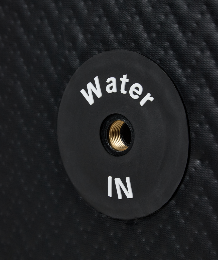 Watery oppustelig isbad - Deluxe - Sort