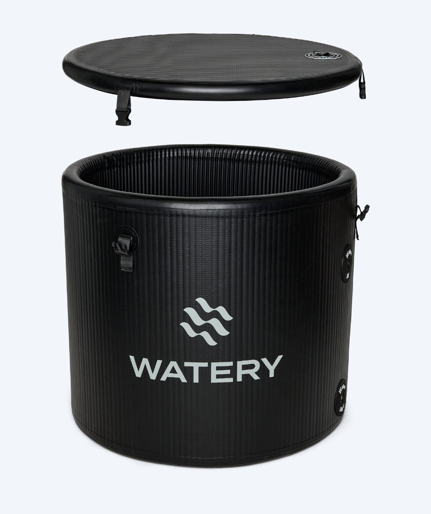 Watery oppustelig isbad - Deluxe - Sort
