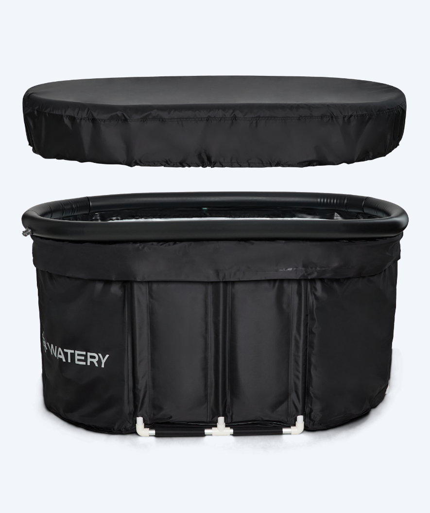 Watery oppustelig isbad - Hero Max - Sort