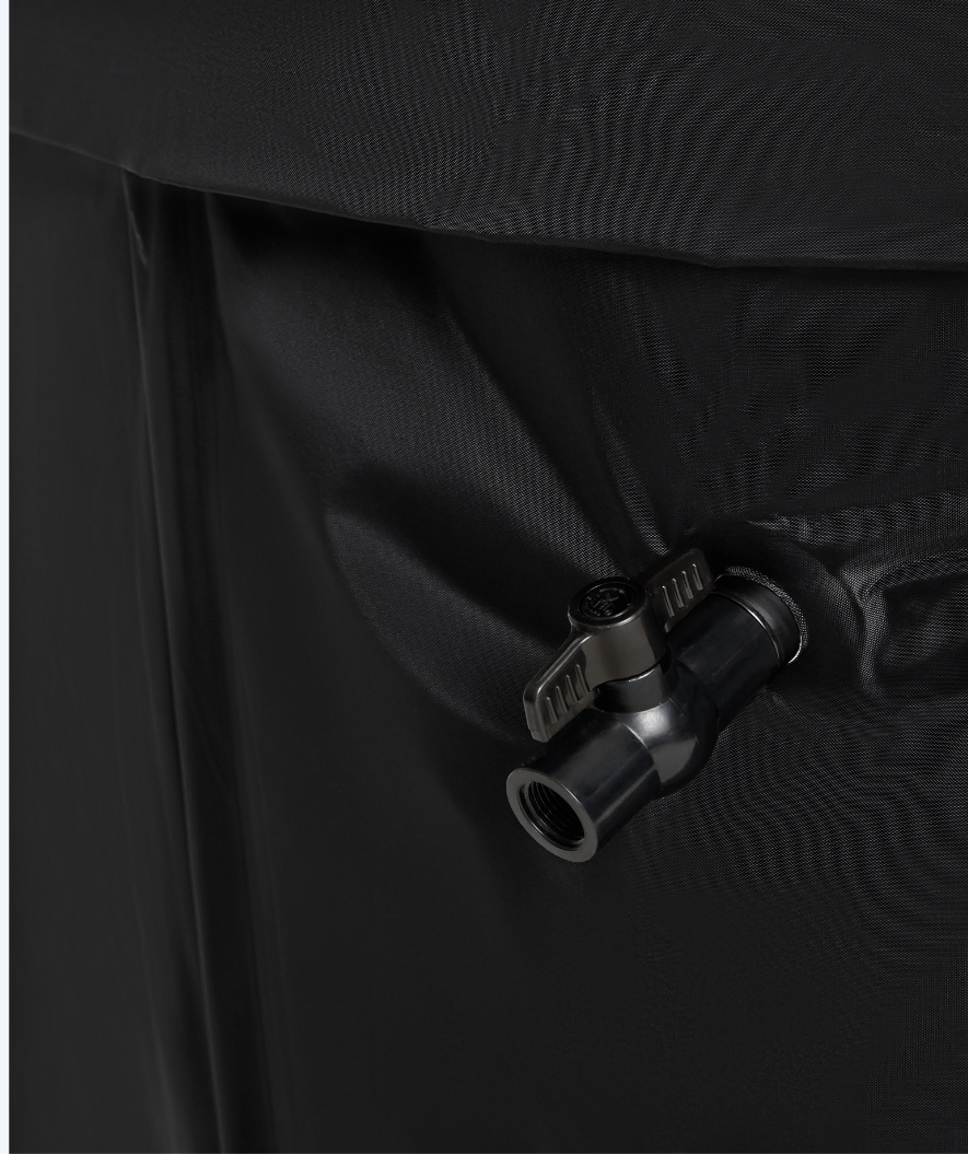 Watery oppustelig isbad - Hero Max - Sort