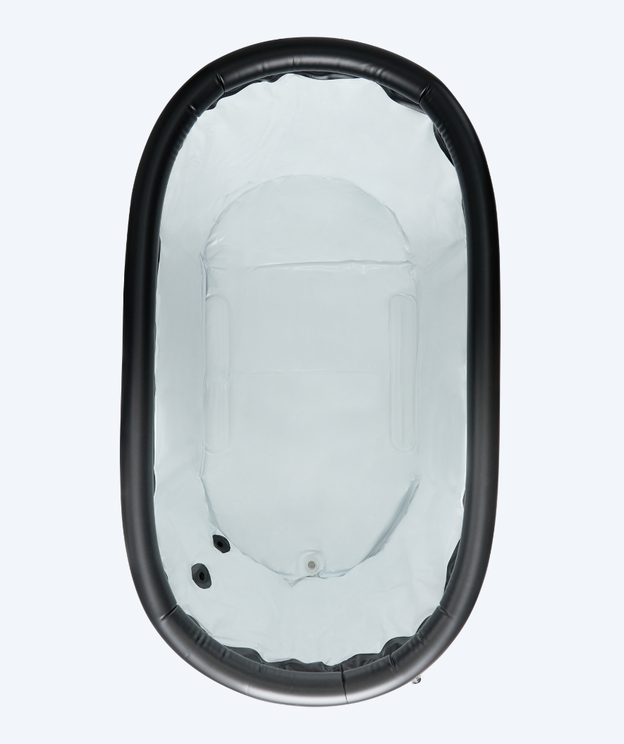 Watery oppustelig isbad - Hero Max - Sort