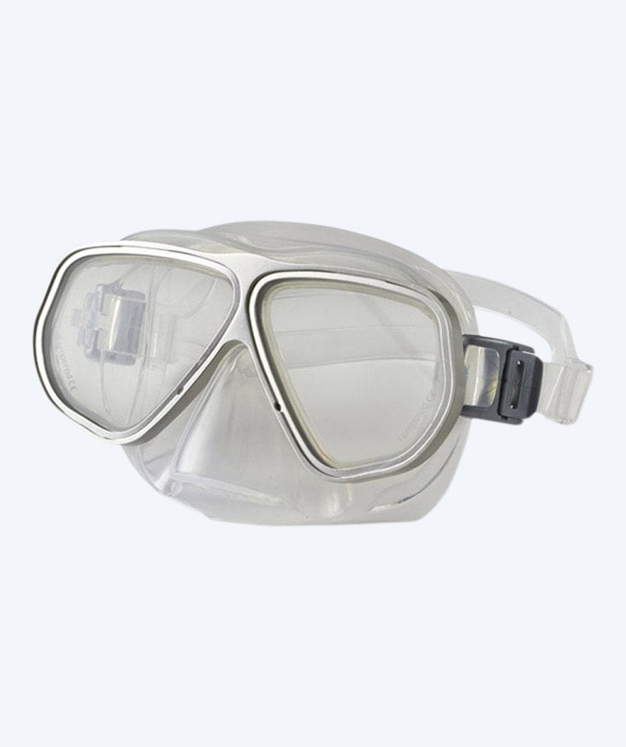 Primotec dykkermaske med styrke - M100 Vista (+1.0 til +4.0) - Sølv