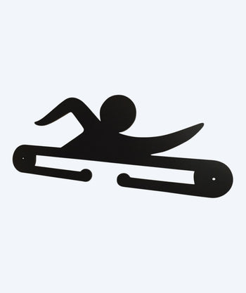 Watery medalje holder til svømning (Crawl) - Sort