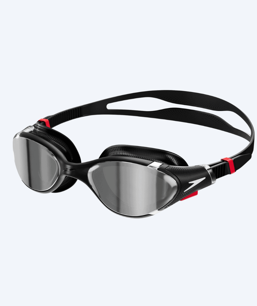 Speedo motions svømmebriller - Biofuse 2.0 Mirror - Sort/sølv