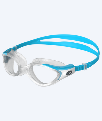 Speedo svømmebriller til damer - Biofuse Flexiseal - Lyseblå (Klar Linse)