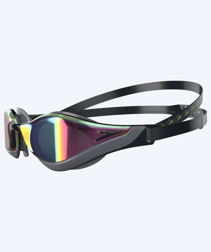 Speedo elite svømmebriller - Fastskin Pure Focus - Sort/grå