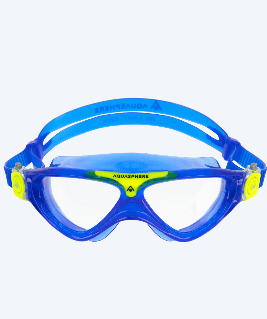 Aquasphere svømmemaske junior (6-12) - Vista - Blå/gul