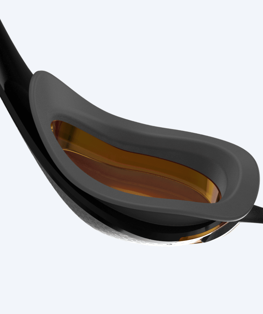Speedo elite svømmebriller - Fastskin Pure Focus -  Sort/rød