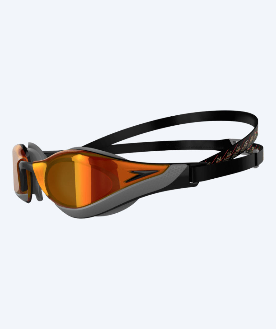 Speedo Elite svømmebriller - Fastskin Pure Focus -  Sort/rød