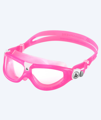 Aquasphere dykkerbriller til børn - Seal 2 (2-6 år) - Lyserød (klar linse)