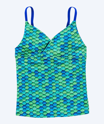Fin Fun tankini top til piger - Aussie Green
