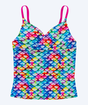 Fin Fun tankini top til piger - Rainbow Reef