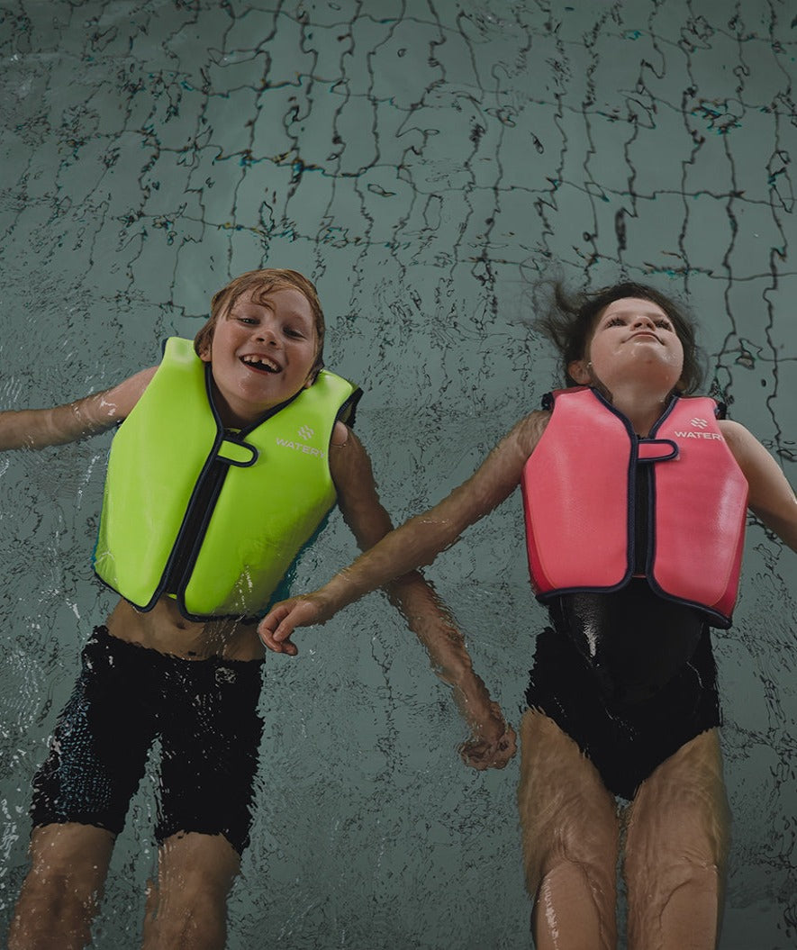 Watery svømmevest til børn (2-8 år) - Basic - Grøn