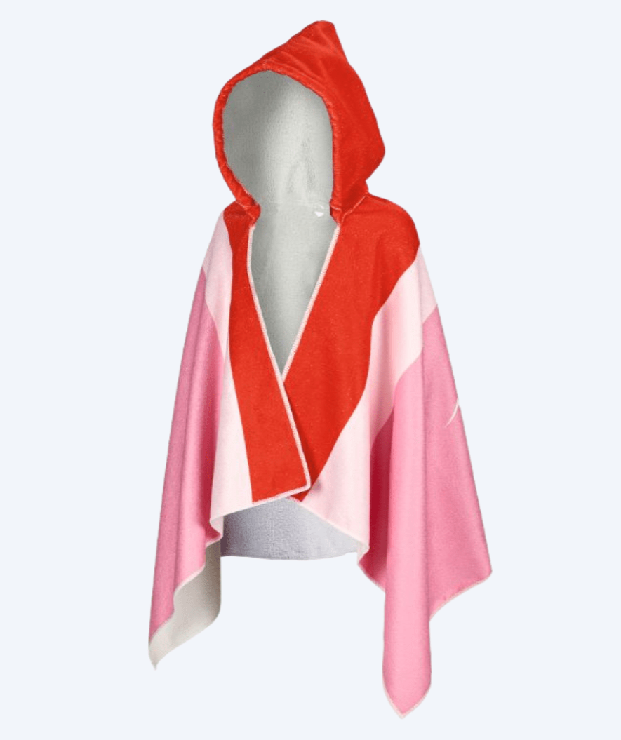 Beco kappehåndklæde m. hætte til børn - Sealife - Pink