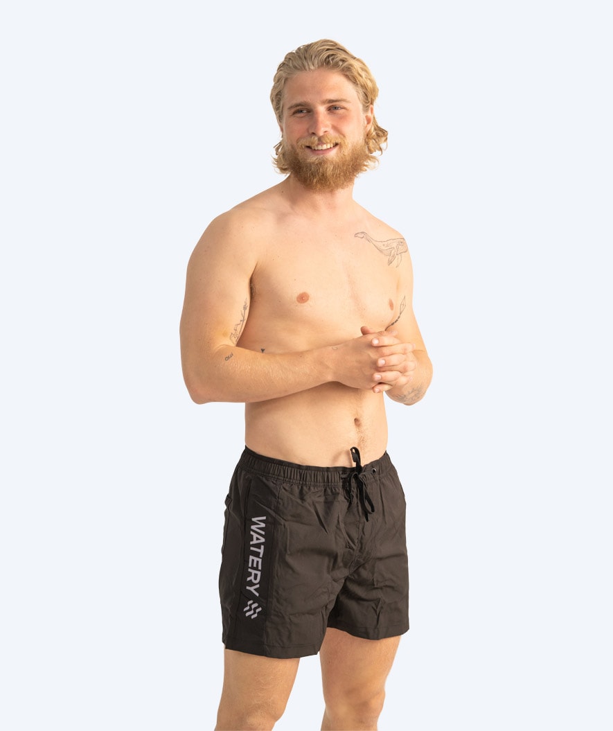 Watery badeshorts til mænd - Signature Eco - Sort