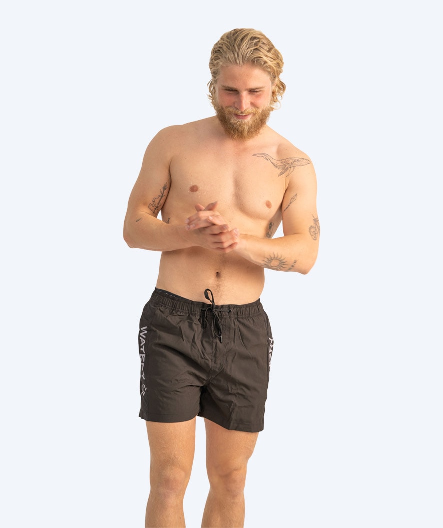 Watery badeshorts til mænd - Signature Eco - Sort