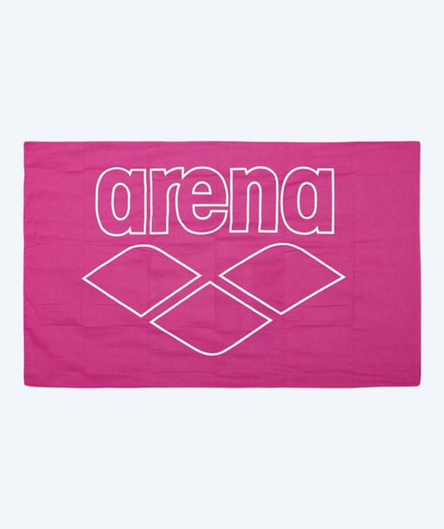 Arena microfiber håndklæde 145*90 cm - Halo - Lyserød
