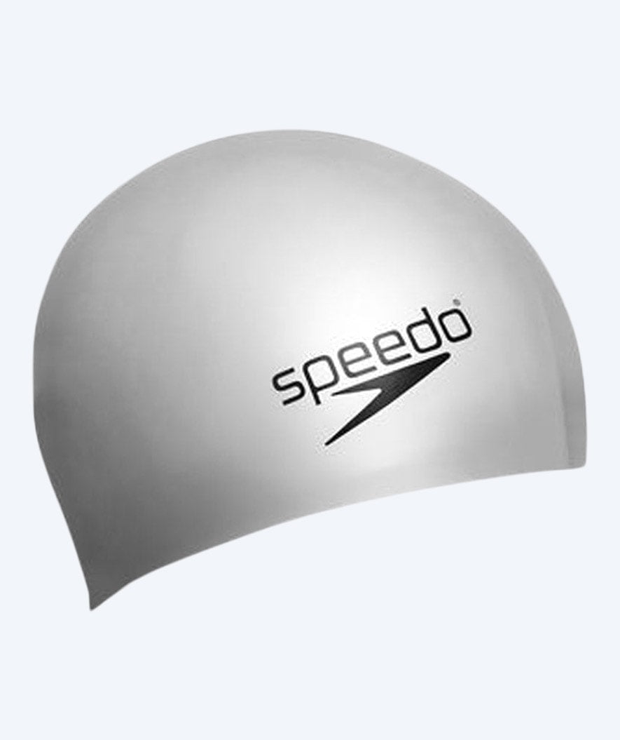 Speedo silikone badehætte - Sølvgrå