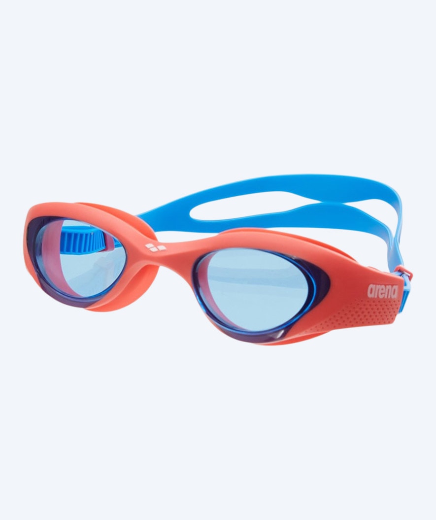Arena svømmebriller til børn (6-12) - The One - Lyseblå/rød