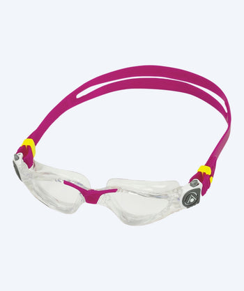 Aquasphere svømmebriller til damer - Kayenne - Klar/lyserød