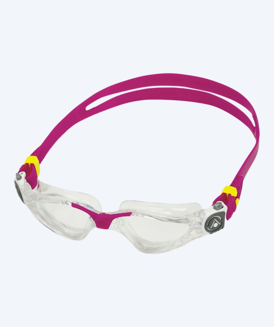 Aquasphere dame svømmebriller - Kayenne - Klar/lyserød
