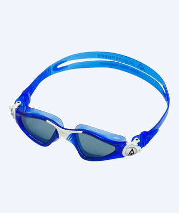 Aquasphere svømmebriller til børn (6-15) - Kayenne - Blå/hvid (mørk linse)