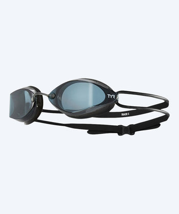 TYR svømmebriller - Tracer X-Racing Nano - Sort (Blå Linse)