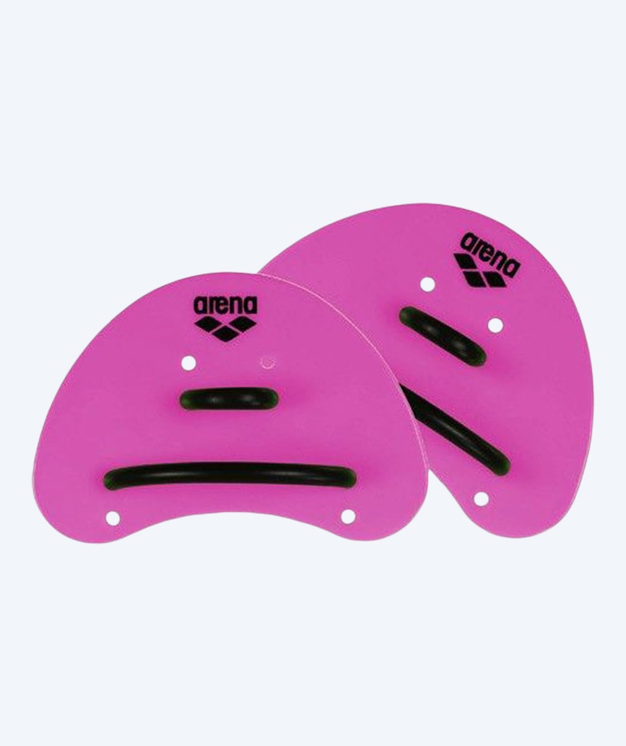 Arena finger paddles - Elite - Lyserød