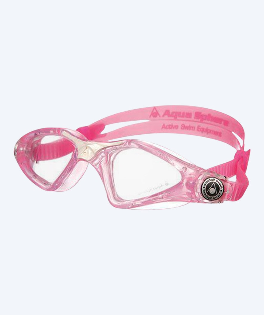 Aquasphere svømmebriller til børn (6-15) - Kayenne - Lyserød (klar linse)