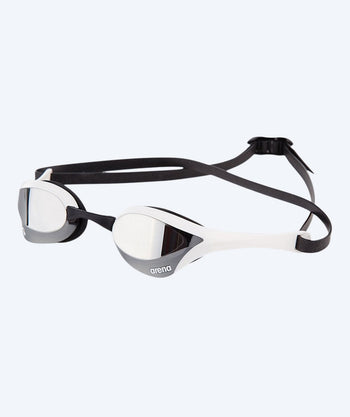 Arena Elite svømmebriller - Cobra Ultra SWIPE Mirror - Hvid (sølv mirror)