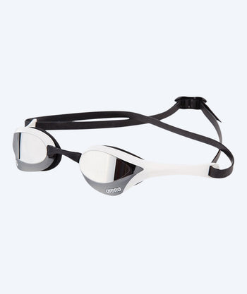 Arena Elite svømmebriller - Cobra Ultra SWIPE Mirror - Hvid/sølv