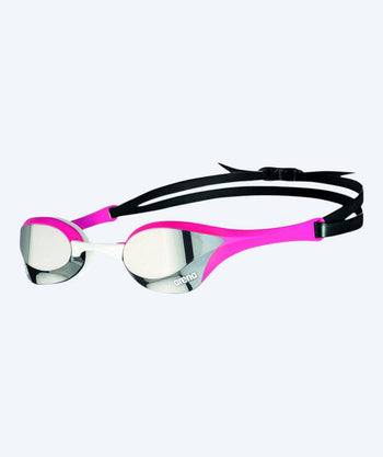 Arena Elite svømmebriller - Cobra Ultra SWIPE Mirror - Lyserød/sølv