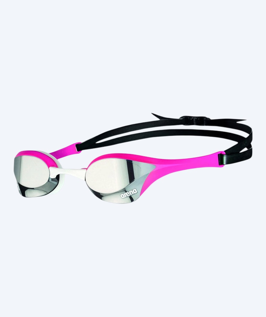 Arena Elite svømmebriller - Cobra Ultra SWIPE Mirror - Lyserød/sølv