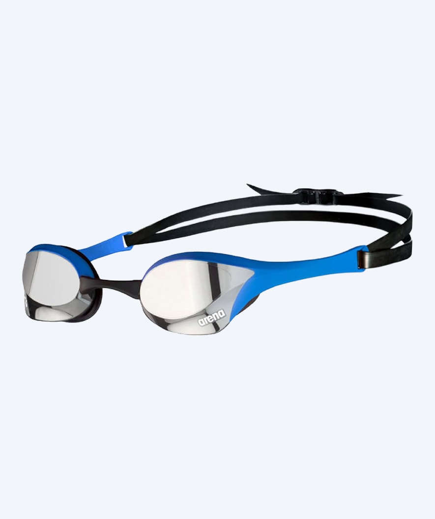 Arena Elite svømmebriller - Cobra Ultra SWIPE Mirror - Mørkeblå (sølv mirror)