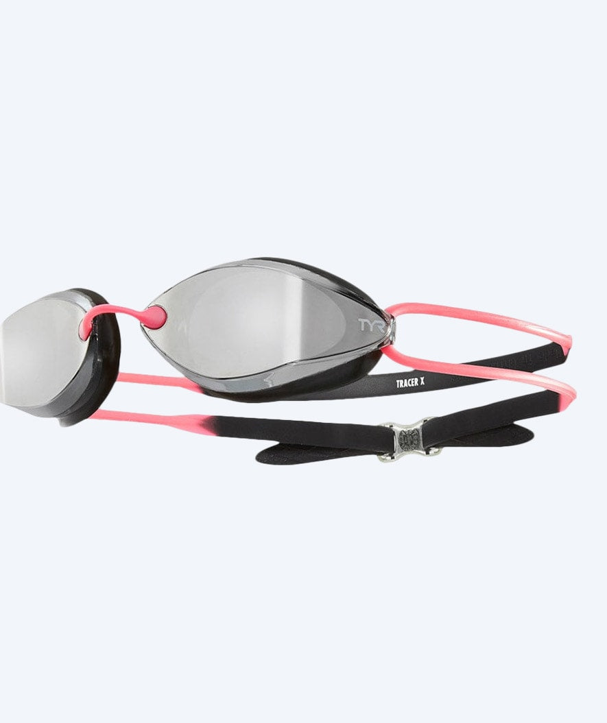 TYR svømmebriller - Tracer X-Racing Nano Mirrored - Lyserød