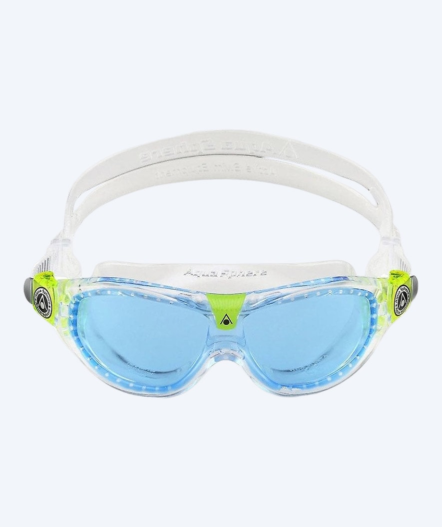 Aquasphere dykkerbriller til børn (3-10) - Seal 2 - Hvid/klar (blå linse)