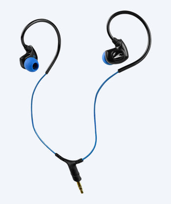 H2OAudio vandtætte høretelefoner - Surge SX10 kort snor - Blå