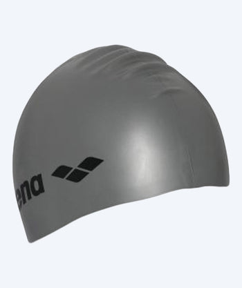 Arena badehætte - Classic Silicone - Grå/sølv