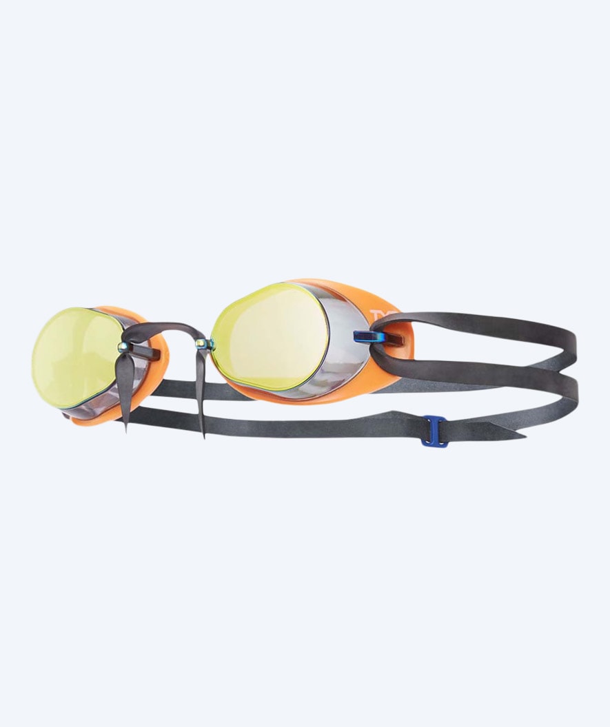 TYR svømmebriller - Socket Rockets 2.0 - Sort/orange (Mirror linse)