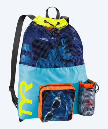 TYR svømmenet - Big Mesh Mummy 40L - Gul/multi