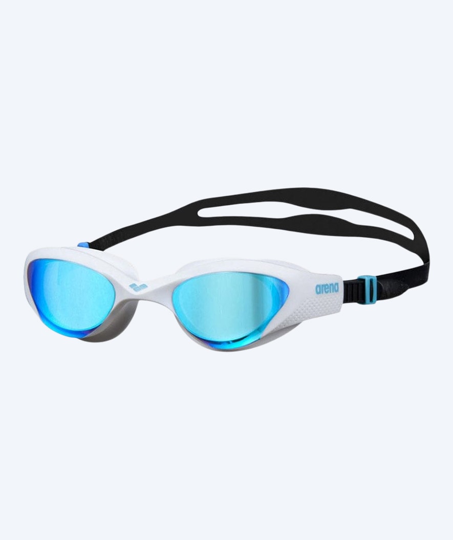 Arena motions dykkerbriller - The One Mirror - Blå/hvid