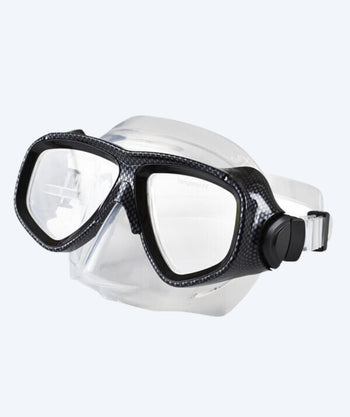 Primotec dykkermaske med styrke - M80 (+1.0 til -8.0) - Sort