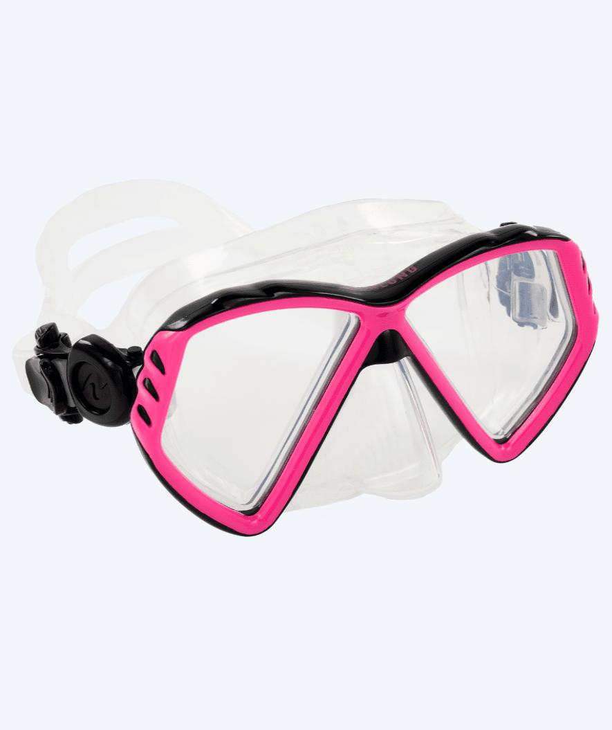 Aqualung dykkermaske til børn (4-12) - Cub - Klar/pink