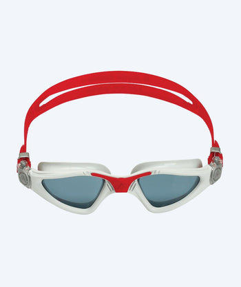Aquasphere motions dykkerbriller - Kayenne - Hvid/rød (mørk linse)