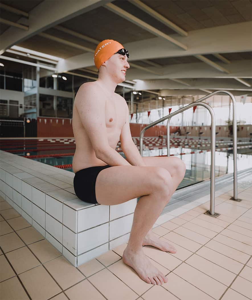 Watery badehætte (fra 10 år) - Signature - Orange