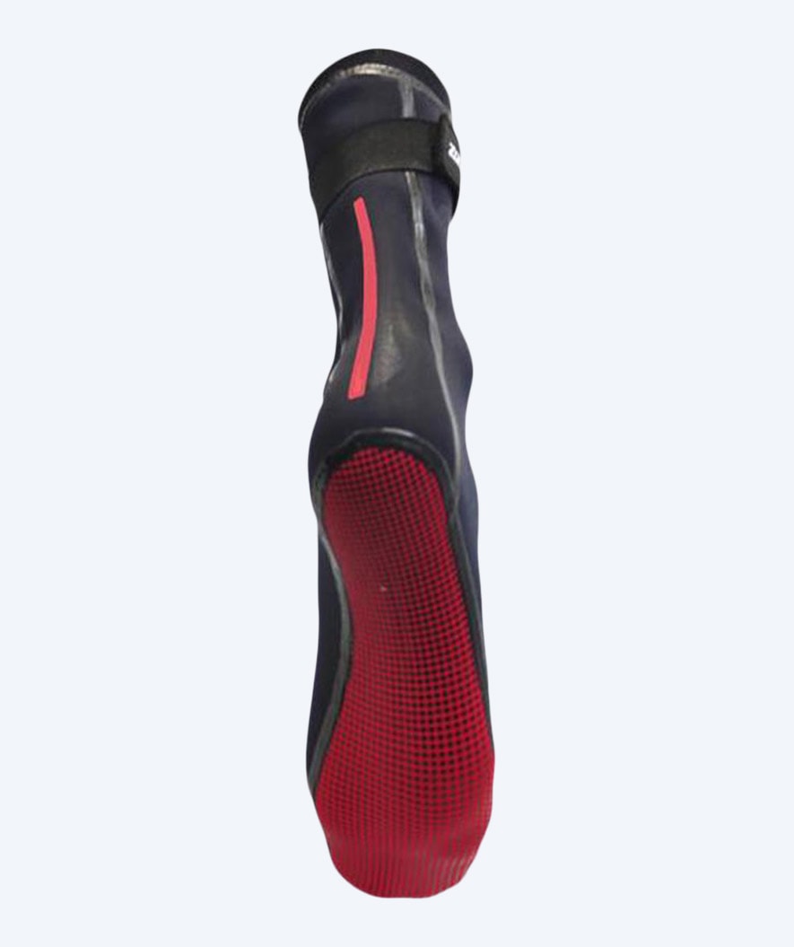 ZONE3 neopren sokker til åbent vand  - Neopren Heat-Tech (3.5mm) - Sort/rød