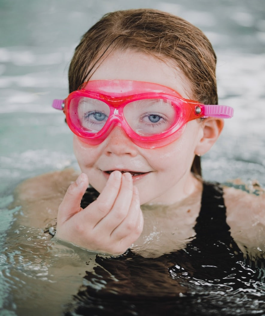 Watery svømmebriller til børn - Mantis 2.0 - Atlantic Pink/klar